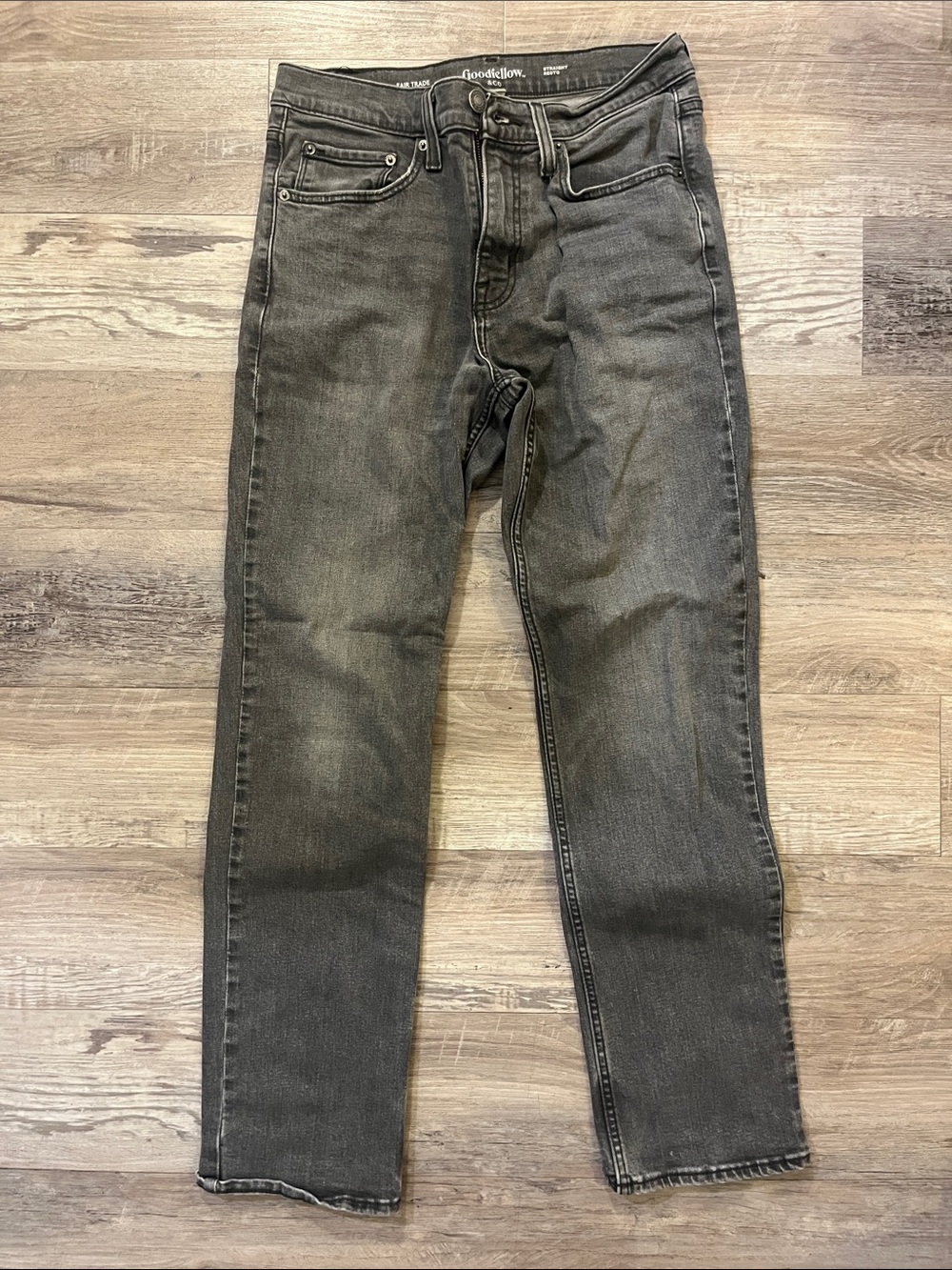 Goodfellow & Co Straight Fit Jeans Men’s Straight Leg Jeans in Gray